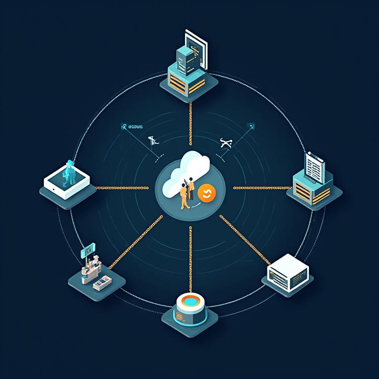 モバイルアプリ、クラウド、現場のプロジェクターが連携するLumina Engineの技術構成図